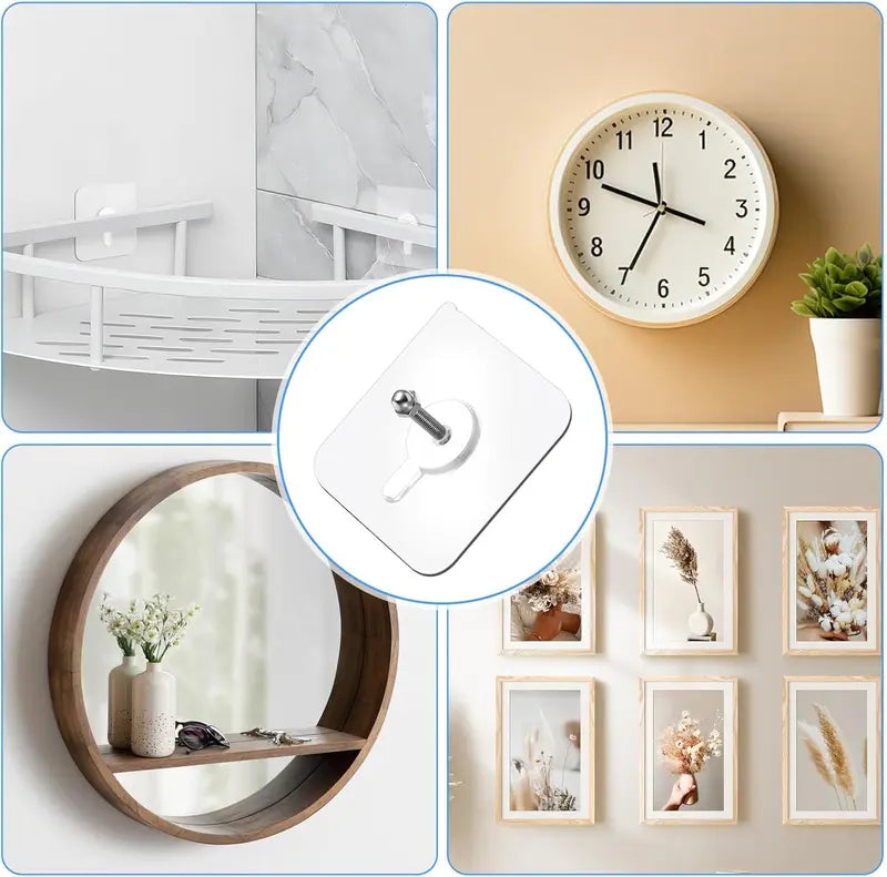 ⚡Flash-Sale⚡100k-sold⚡BUY 10 GET 10 FREE 20PCS Adhesive Frame Hooks Wall Mount-A11