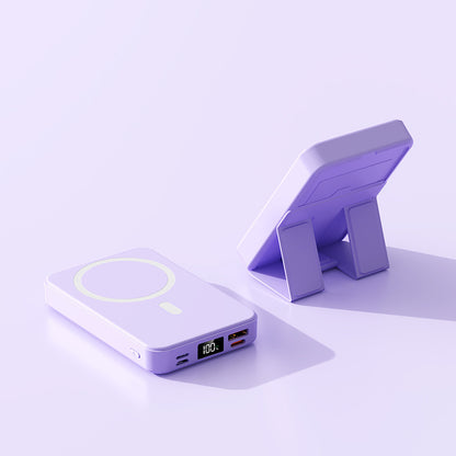 🏆Flash Sale⚡ Newly Upgraded! 🏆10000mAh Magnetic Power Bank Foldable Stand LED Display-HZ