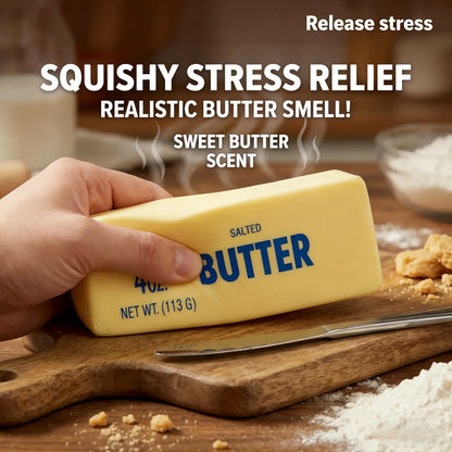 🏆Flash Sale⚡ 45K+ SOLD! 🏆-Super Soft Squishy Butter Stick Stress Toy Slow Rising Sensory Fidget for Teens Non Toxic Party Favors Christmas Birthday Gifts-HZ