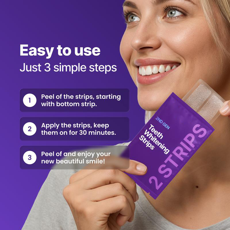 ⏰️Flash-Sale⚡100k-sold⚡Purple Teeth Whitening Strips-YTY5