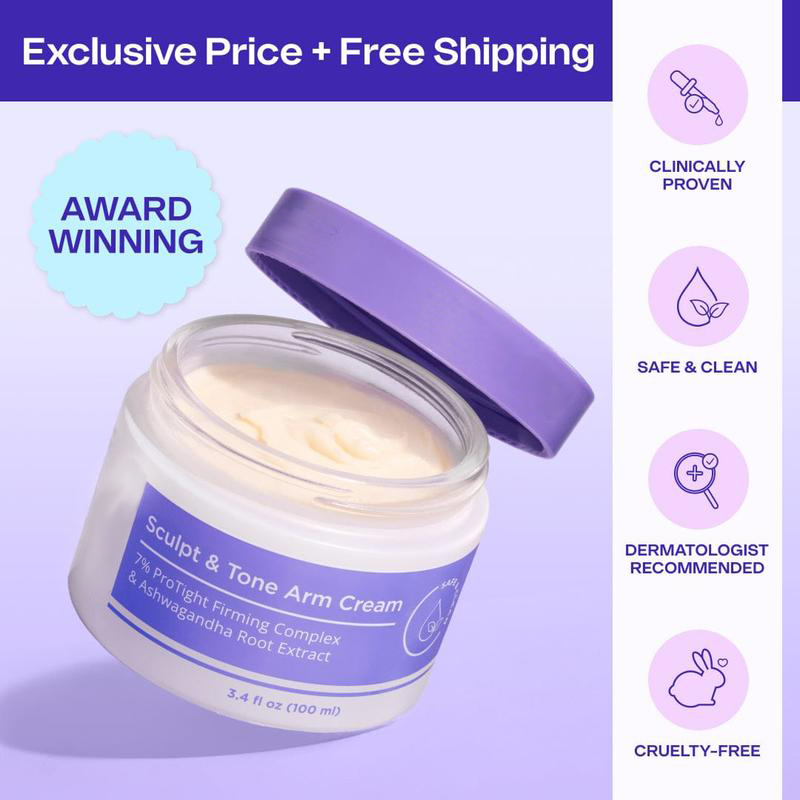 🏆Flash Sale⚡ 120K+ SOLD! 🏆Sculpt & Tone Arm Cream-YTY5