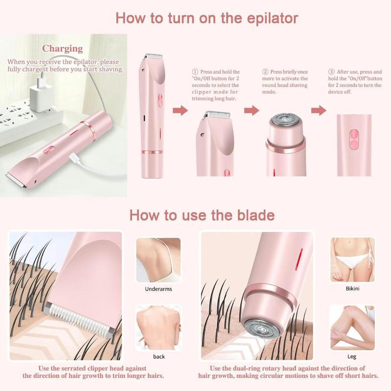 🏆Flash Sale⚡ 40K+ SOLD! 🏆Electric Bikini Trimmer for Women-YTY5