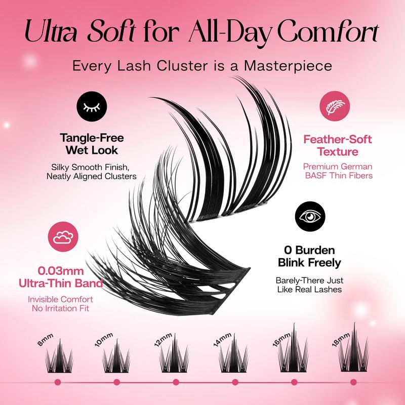 🏆Flash Sale⚡ Newly Upgraded！ 🏆Long Lasting Eyelashes Extensions Kit-YTY5