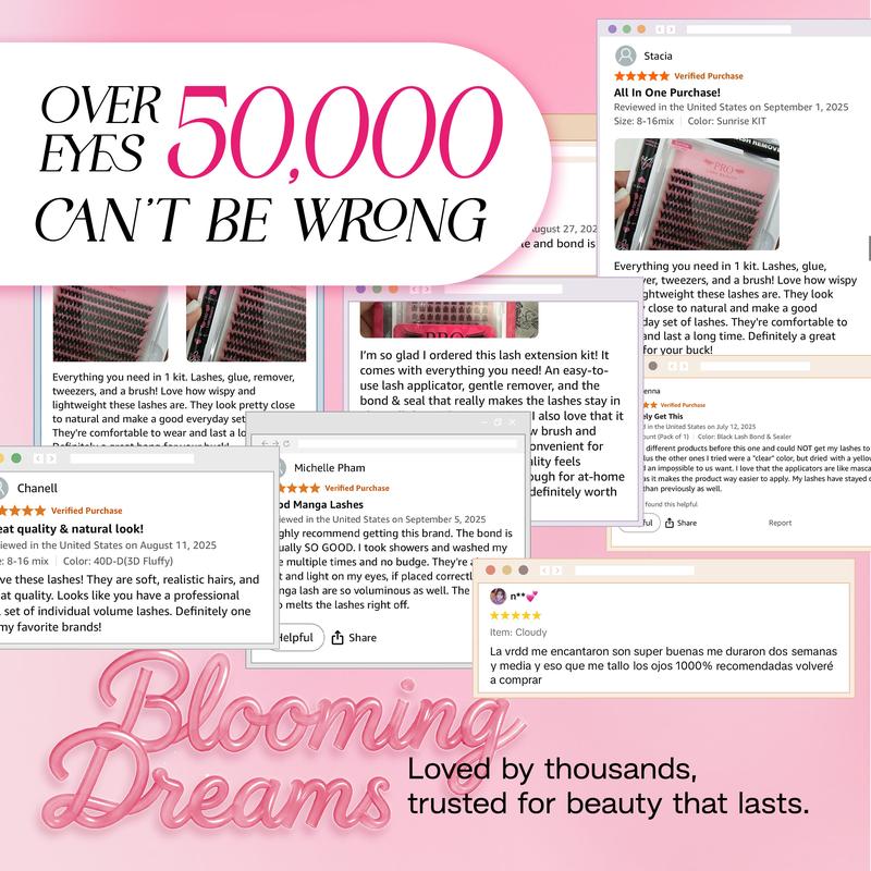 🏆Flash Sale⚡ Newly Upgraded！ 🏆Long Lasting Eyelashes Extensions Kit-YTY5