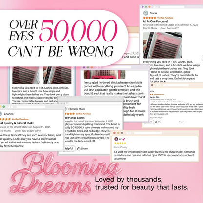 🏆Flash Sale⚡ Newly Upgraded！ 🏆Long Lasting Eyelashes Extensions Kit-YTY5