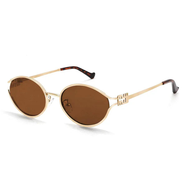 Gold Frame-brown Lens
