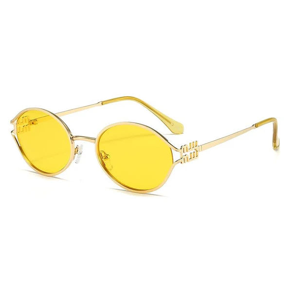 Gold Frame-orange Lens