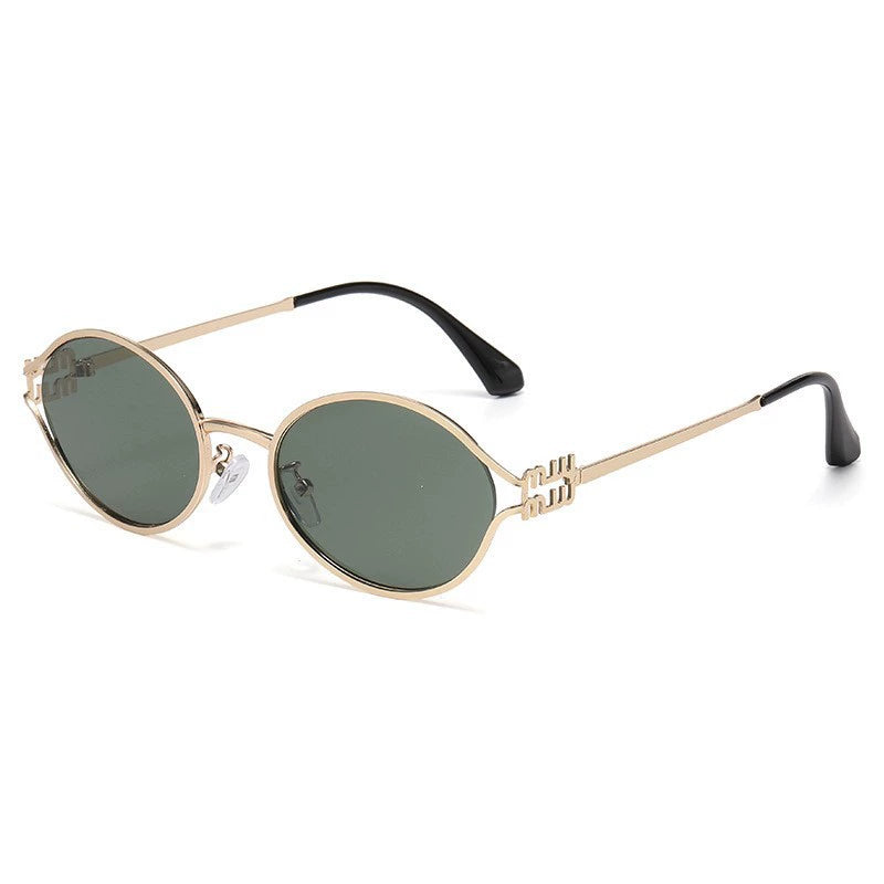 🏆Retro Oval Sunglasses for Women Men Small Sunglasses-ZDQ8