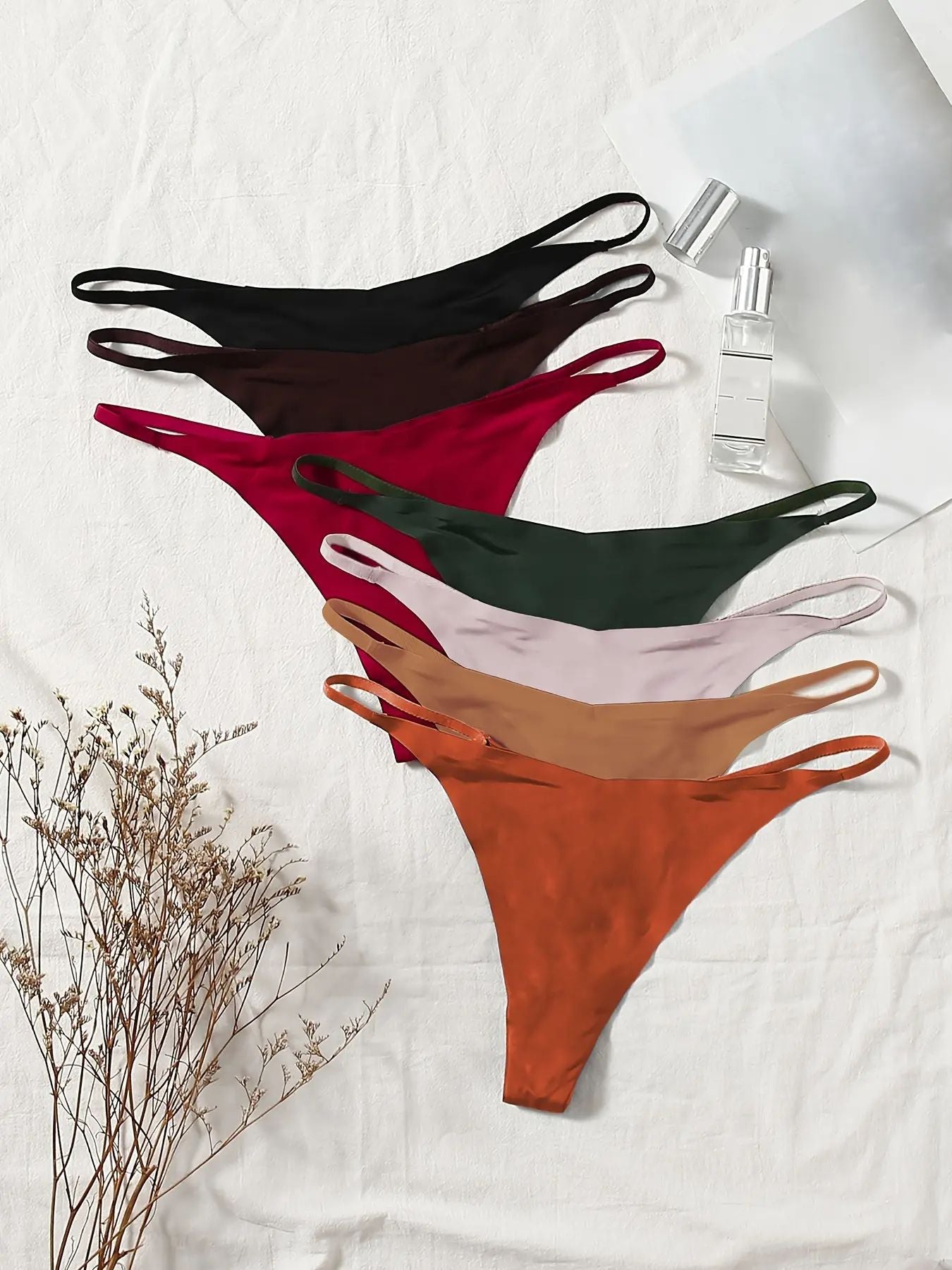 🏆Flash Sale⚡ 16K+ SOLD!  🏆- Women's Seamless Low Waist Thong Panties Set - YTY5