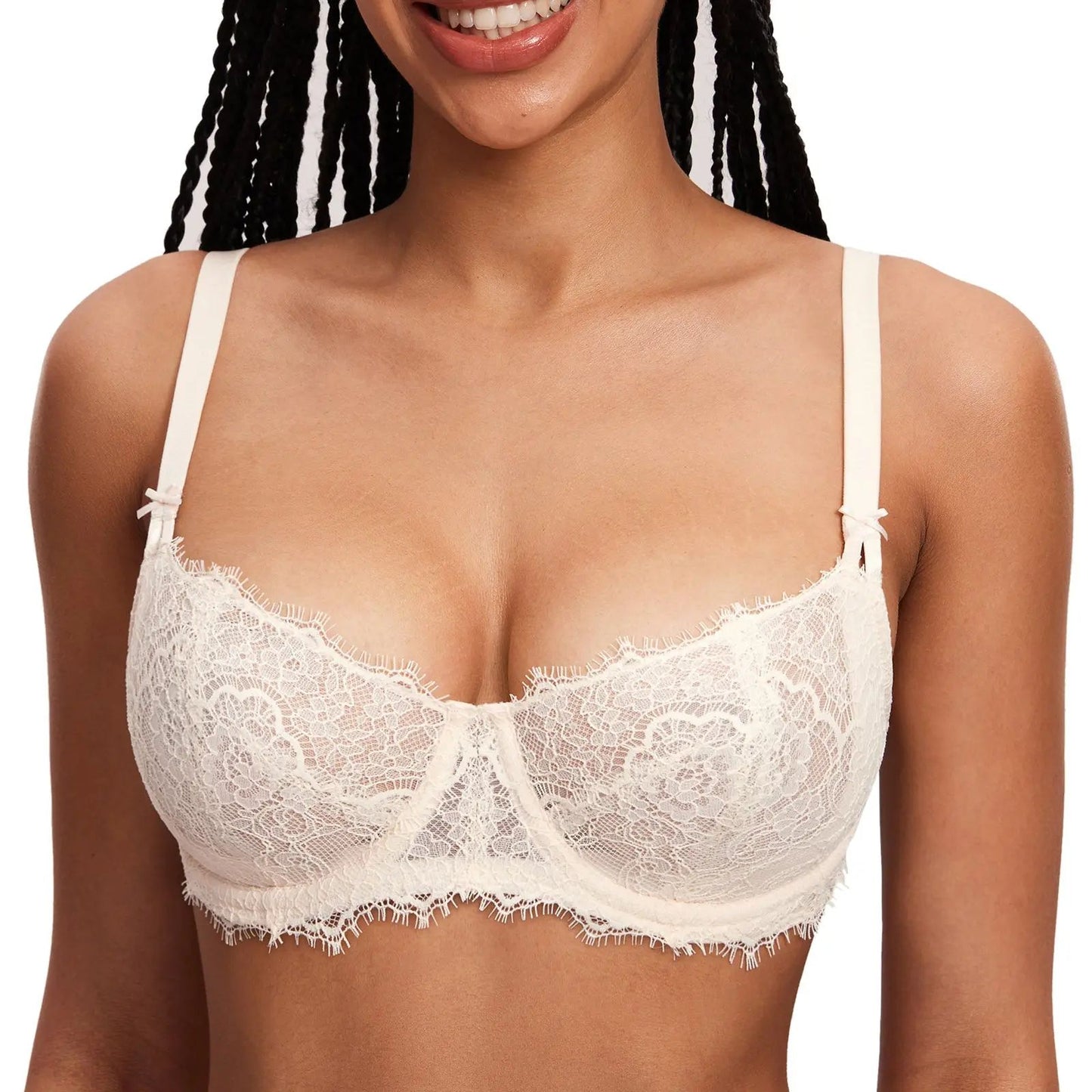 🏆Flash Sale⚡ Newly Upgraded! 🏆- Women's Balconette Sexy Unlined Bra-ZDQ8