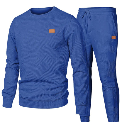🏆Flash Sale⚡ Newly Upgraded! 🏆Men's 2 Piece Sweatsuits Outfits Casual Crewneck-ZDQ8