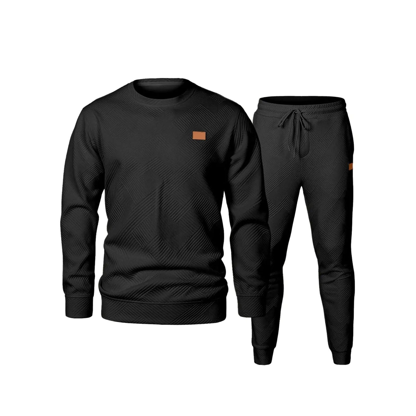🏆Flash Sale⚡ Newly Upgraded! 🏆Men's 2 Piece Sweatsuits Outfits Casual Crewneck-ZDQ8