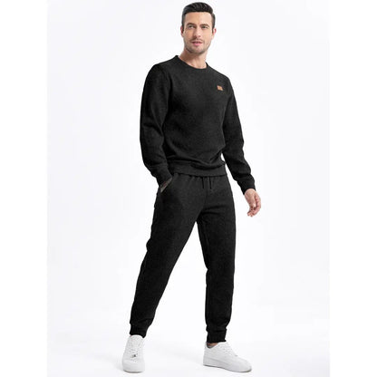 🏆Flash Sale⚡ Newly Upgraded! 🏆Men's 2 Piece Sweatsuits Outfits Casual Crewneck-ZDQ8