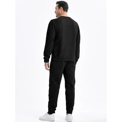 🏆Flash Sale⚡ Newly Upgraded! 🏆Men's 2 Piece Sweatsuits Outfits Casual Crewneck-ZDQ8
