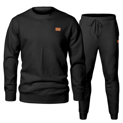 🏆Flash Sale⚡ Newly Upgraded! 🏆Men's 2 Piece Sweatsuits Outfits Casual Crewneck-ZDQ8