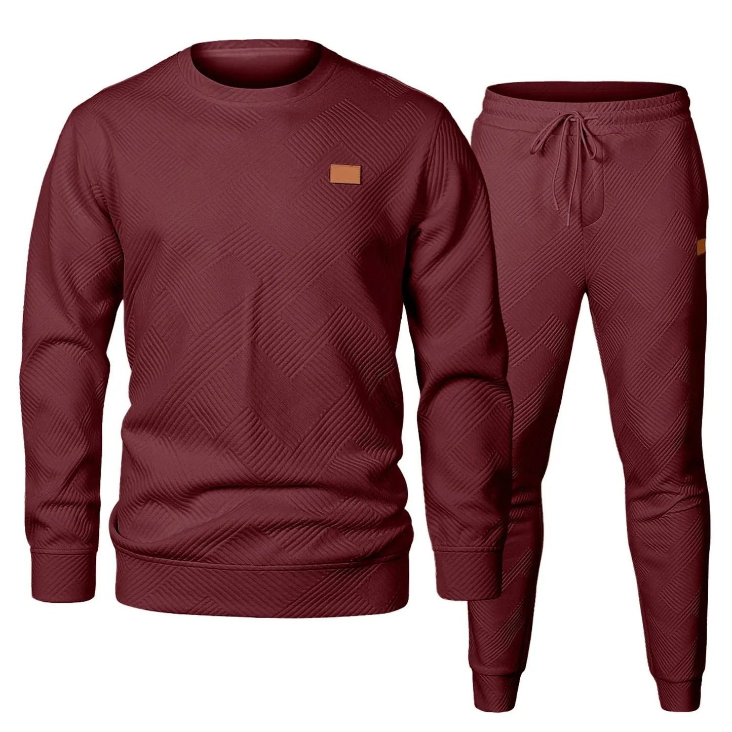 🏆Flash Sale⚡ Newly Upgraded! 🏆Men's 2 Piece Sweatsuits Outfits Casual Crewneck-ZDQ8