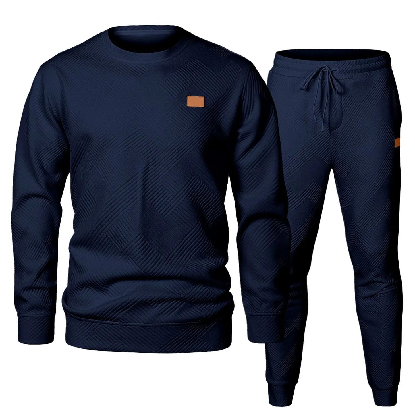 🏆Flash Sale⚡ Newly Upgraded! 🏆Men's 2 Piece Sweatsuits Outfits Casual Crewneck-ZDQ8
