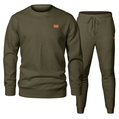 🏆Flash Sale⚡ Newly Upgraded! 🏆Men's 2 Piece Sweatsuits Outfits Casual Crewneck-ZDQ8