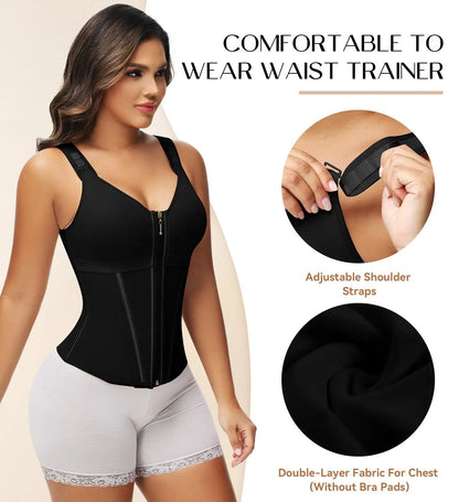 🏆Flash Sale⚡ Newly Upgraded! 🏆Waist Shapewear for Women with Bra -ZDQ8