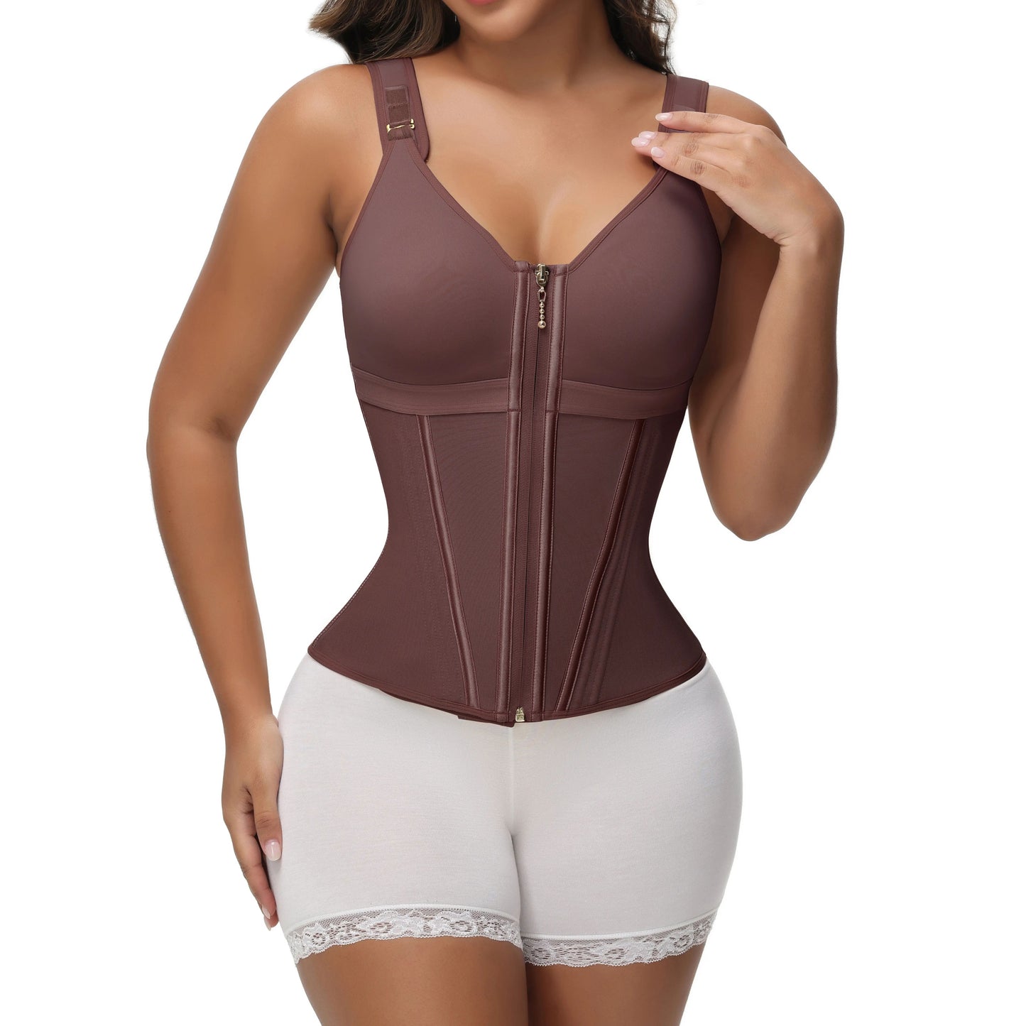 🏆Flash Sale⚡ Newly Upgraded! 🏆Waist Shapewear for Women with Bra -ZDQ8