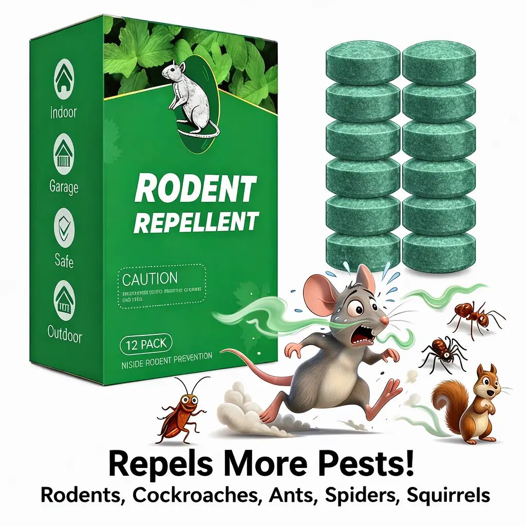 ⚡Flash-Sale⚡🚫 Keep Rats Out of Your Home Fast! 🐭12 - Pack Popular Natural Rodent Repellent Balls-102