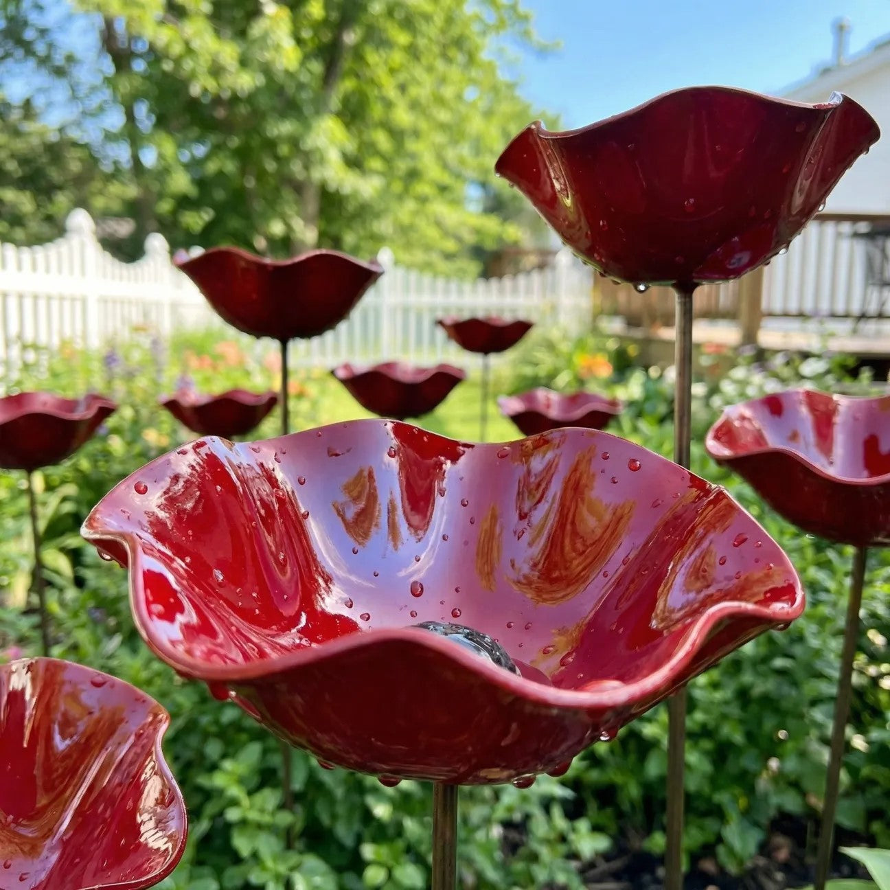 💖🎁2026 Mother's Day Gifts 50% Off--🎁Handmade Metal Flower Garden Stake🐦-ZDQ8