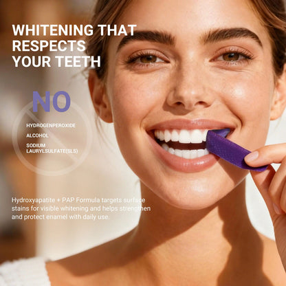 🏆Flash Sale⚡ 40K+ SOLD! 🏆- Purple Teeth Whitening Strips With Free Cheek Retractor - YTY5