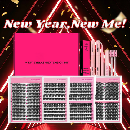🏆Flash Sale⚡ 80K+ SOLD! 🏆- 4 Styles Lash Clusters Kit - YTY5