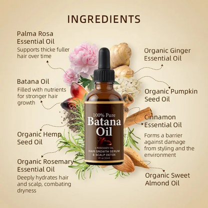 🏆Flash Sale⚡ 60K+ SOLD! 🏆- Batana Oil,Strong & Healthy Hair - YTY5
