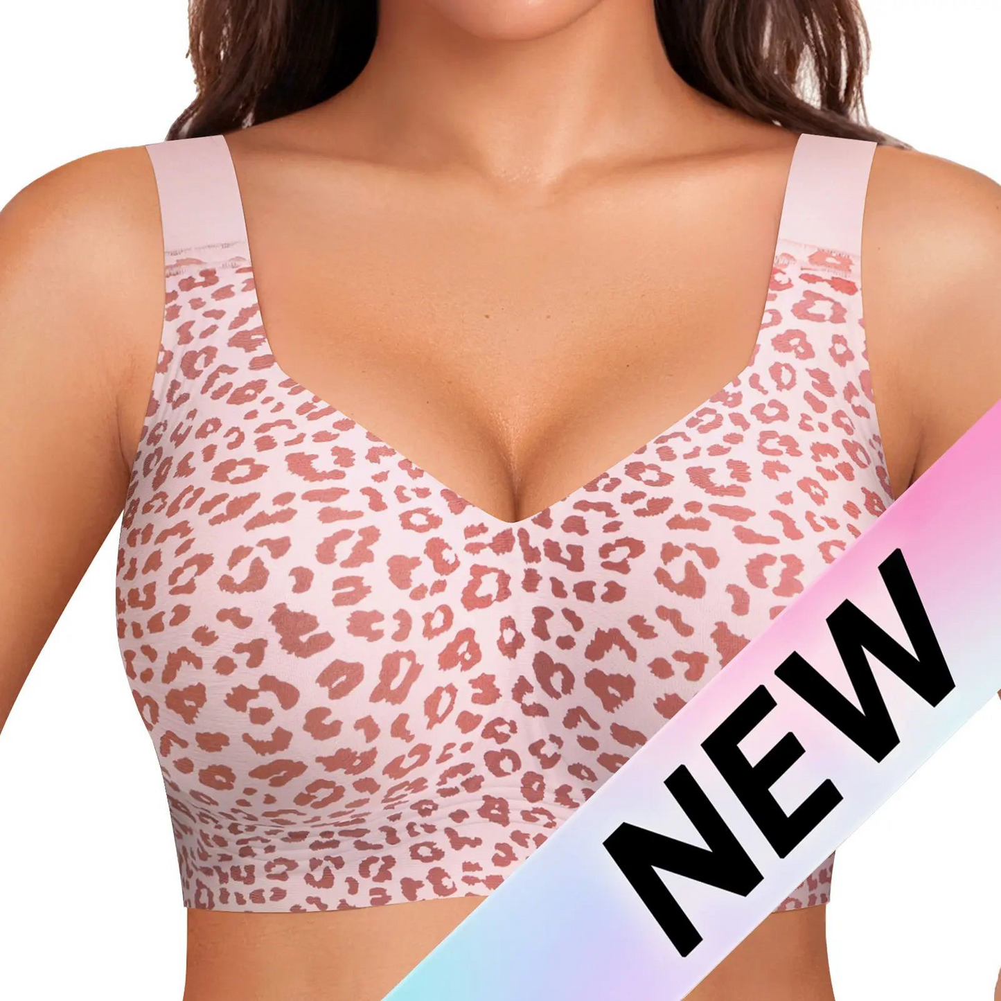 🏆Flash Sale⚡ 400K+ SOLD! 🏆- Women Jelly Bras Wirefree Full Coverage No Underwire Everyday Bras Comfortable Wireless Padded Tshirt Bra - YTY5