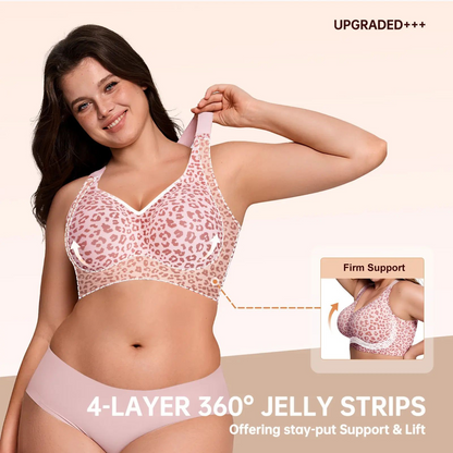 🏆Flash Sale⚡ 400K+ SOLD! 🏆- Women Jelly Bras Wirefree Full Coverage No Underwire Everyday Bras Comfortable Wireless Padded Tshirt Bra - YTY5