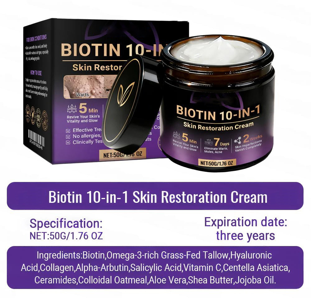 ⏰️Flash-Sale⚡Biotin+ 10D Repair Complex – Unlock Your Skin’s Natural Regeneration⚡-YTY5