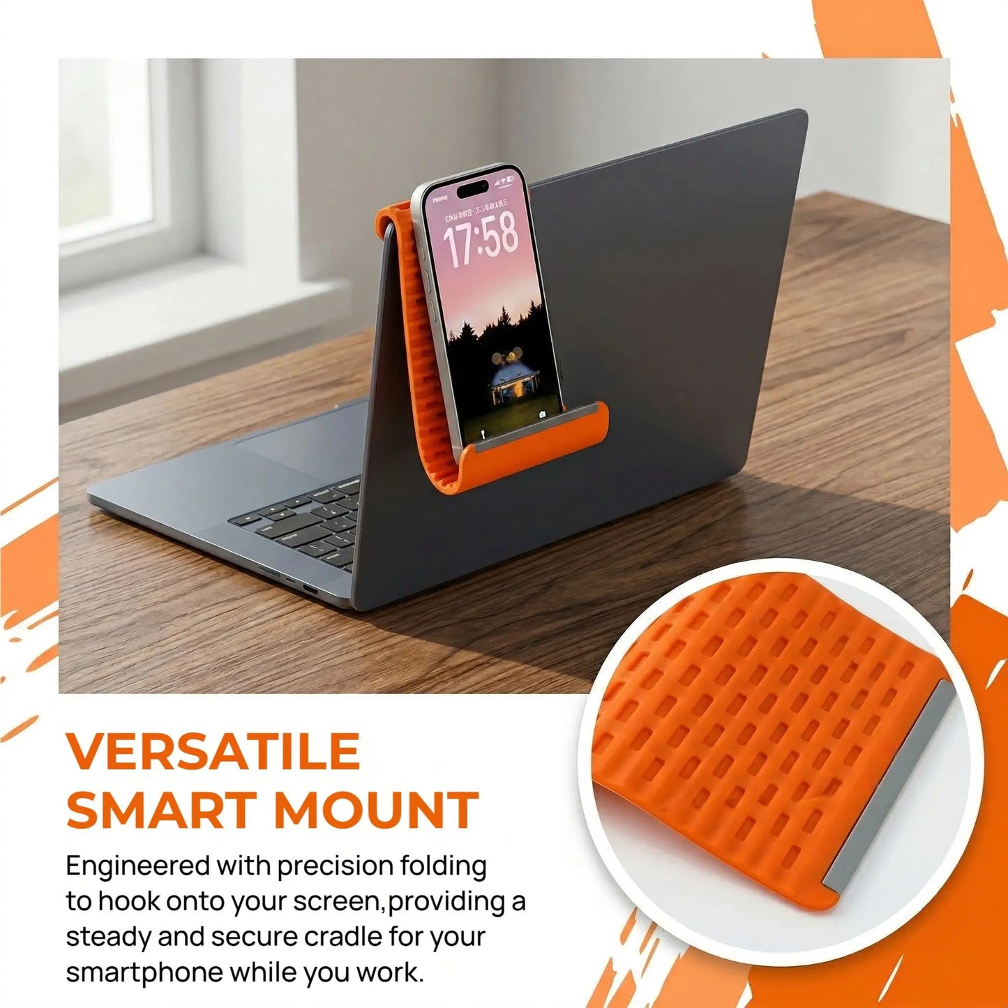 ⚡Crazy-Sale⚡60k-Sold⚡Flexible Silicone Aluminum Phone holder stand-ZDQ8