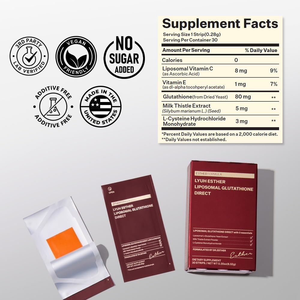 ⚡Crazy-Sale⚡Limited-Time Offer⚡Liposomal Glutathione Strips-YTY5