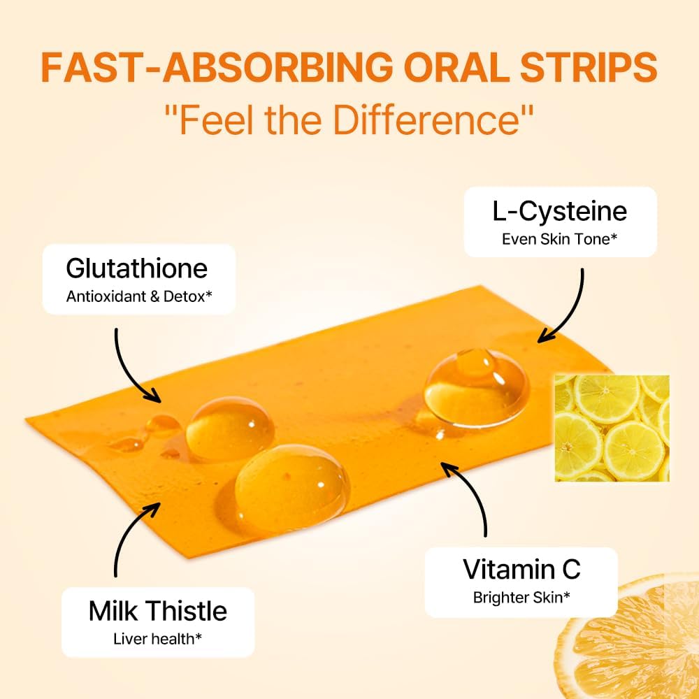 ⚡Crazy-Sale⚡Limited-Time Offer⚡Liposomal Glutathione Strips-YTY5