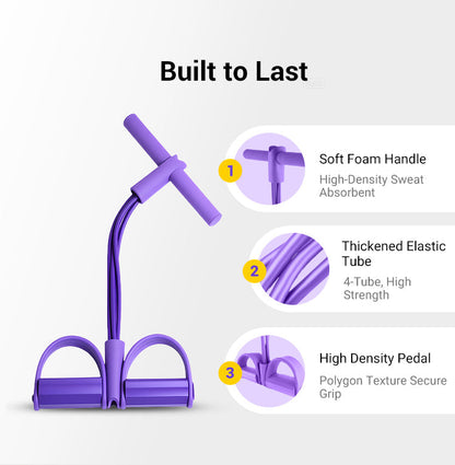 ⚡Crazy-Sale⚡Limited-Time Offer⚡Multi-functional Pedal Resistance Band Trainer -ZDQ8