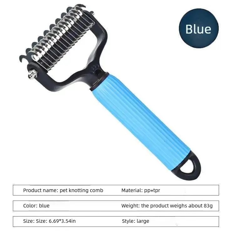 ⚡Crazy-Sale⚡Limited-Time Offer⚡Universal Pet Detangling Comb for Dogs Grooming Tool-ZDQ8
