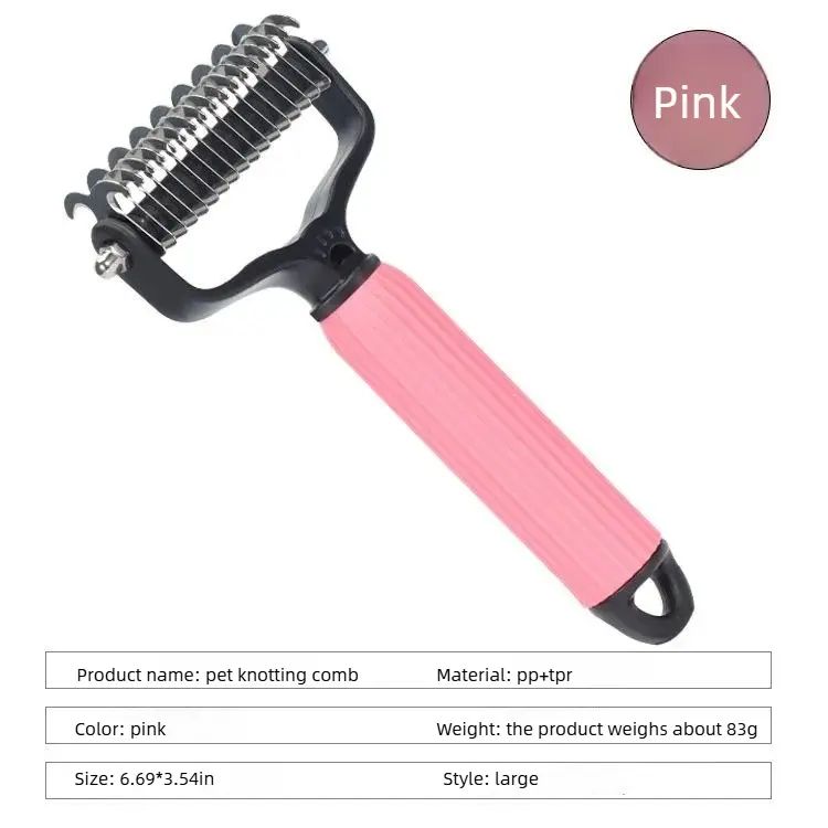 ⚡Crazy-Sale⚡Limited-Time Offer⚡Universal Pet Detangling Comb for Dogs Grooming Tool-ZDQ8