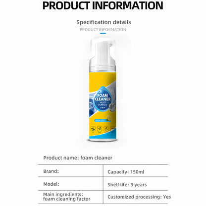 🏆LAST DAY -BUY 2 GET 1 FREE!!🧼✨4-in-1 Multi-Enzyme Foam Spray Cleaner 👍-ZDQ8