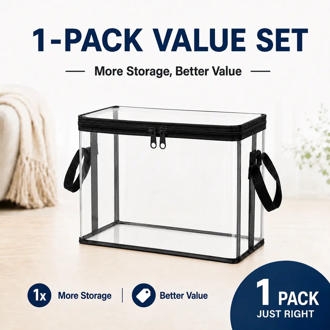 ⚡Crazy-Sale⚡100k-Sold⚡Stuffed Animal Storage PVC Organizer Bag -ZDQ8