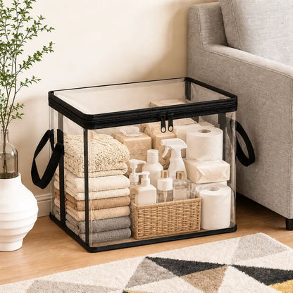 ⚡Crazy-Sale⚡100k-Sold⚡Stuffed Animal Storage PVC Organizer Bag -ZDQ8