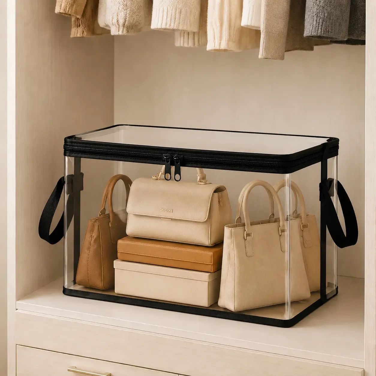 ⚡Crazy-Sale⚡100k-Sold⚡Stuffed Animal Storage PVC Organizer Bag -ZDQ8