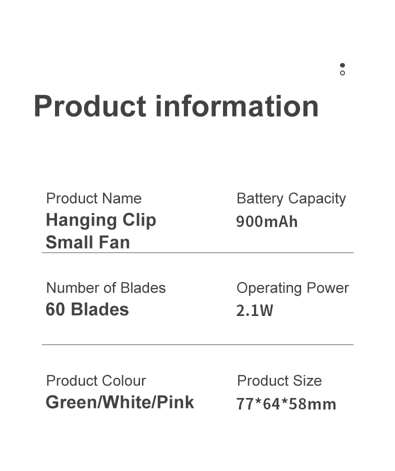 ⚡Crazy-Sale⚡Limited-Time Offer⚡Mini Bladeless Fan. Portable, rechargeable, and silent-YTY5