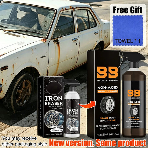 ⚡Crazy-Sale⚡Limited-Time Offer⚡Automotive Rust Remover Spray 120ML-YTY5