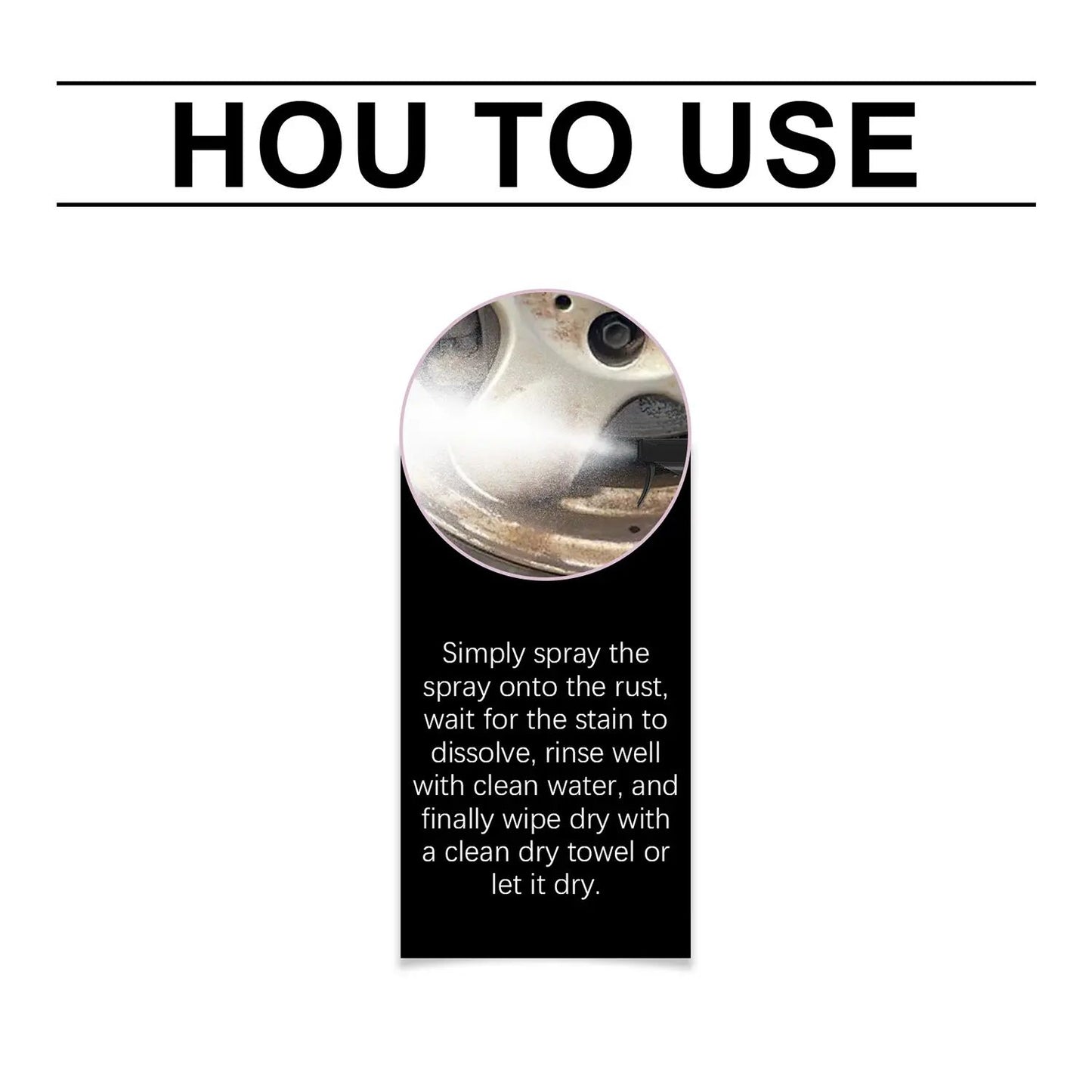 ⚡Crazy-Sale⚡Limited-Time Offer⚡Automotive Rust Remover Spray 120ML-YTY5