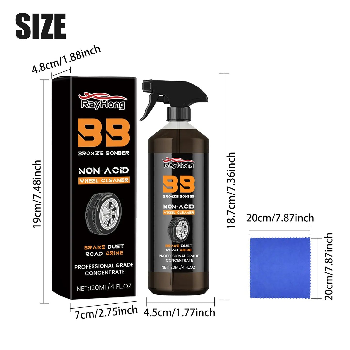 ⚡Crazy-Sale⚡Limited-Time Offer⚡Automotive Rust Remover Spray 120ML-YTY5