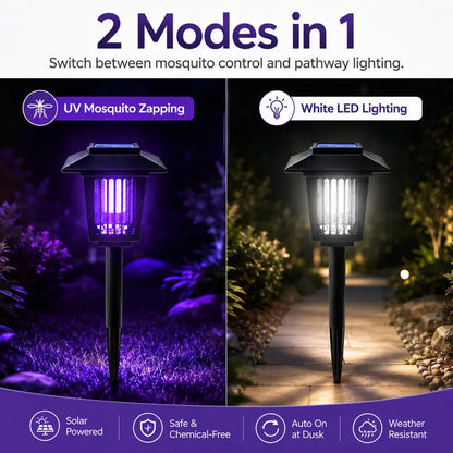 ⚡Crazy-Sale⚡Limited-Time Offer⚡Solar Mosquito Zapper Light-YTY5