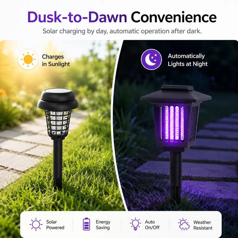 ⚡Crazy-Sale⚡Limited-Time Offer⚡Solar Mosquito Zapper Light-YTY5