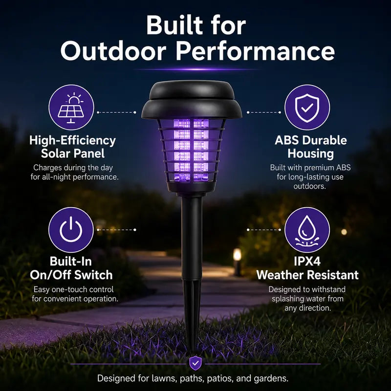⚡Crazy-Sale⚡Limited-Time Offer⚡Solar Mosquito Zapper Light-YTY5