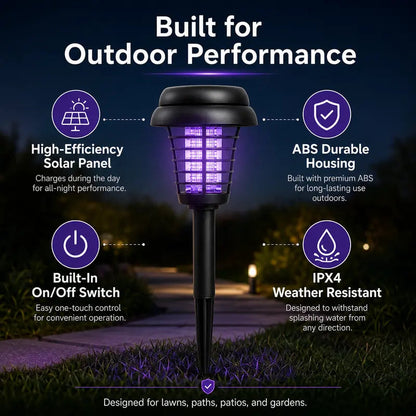 ⚡Crazy-Sale⚡Limited-Time Offer⚡Solar Mosquito Zapper Light-YTY5
